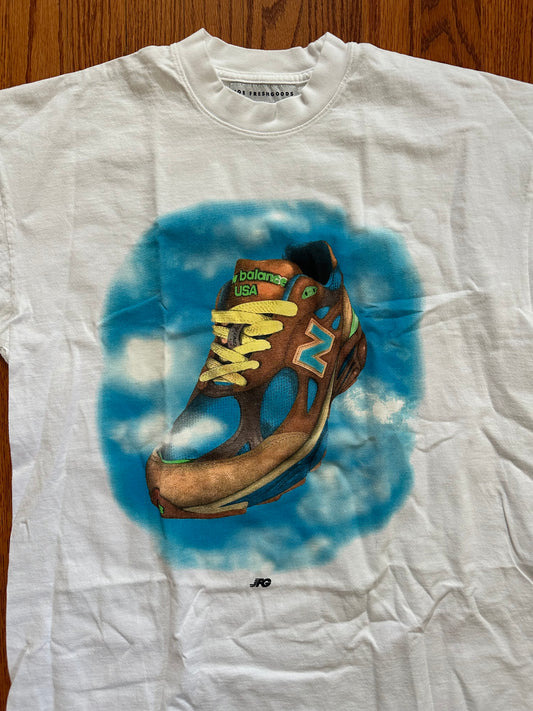 Joe Freshgoods JFG Presents 990V3 T Shirt White