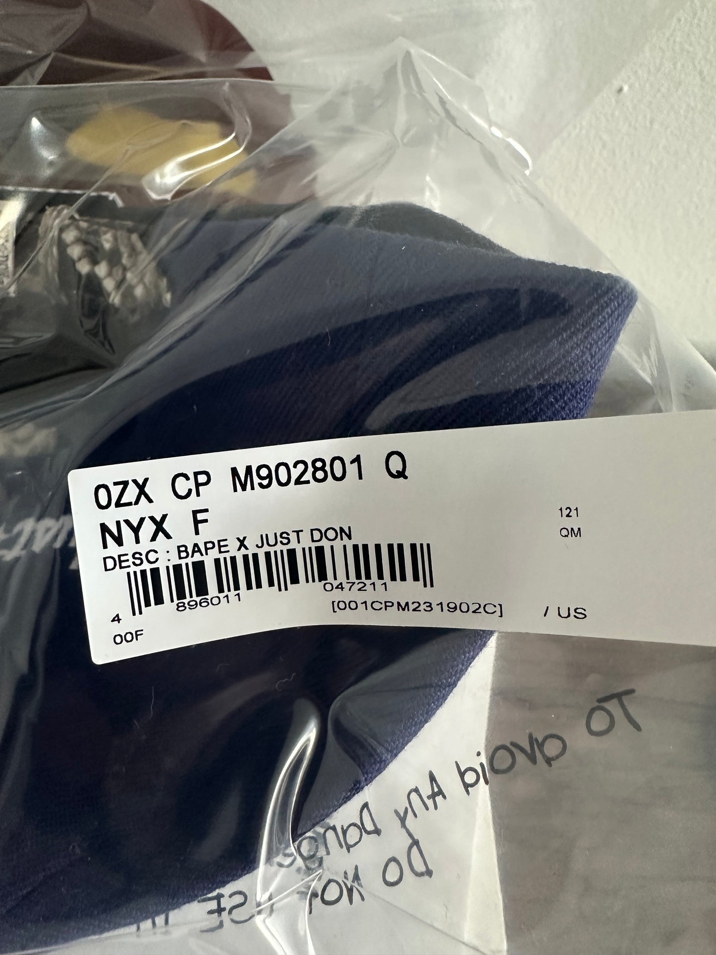 BAPE x Just Don Rhinestone Hat Python Leather Chicago USA Exclusive Navy Teal