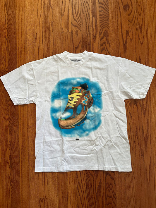 Joe Freshgoods JFG Presents 990V3 T Shirt White