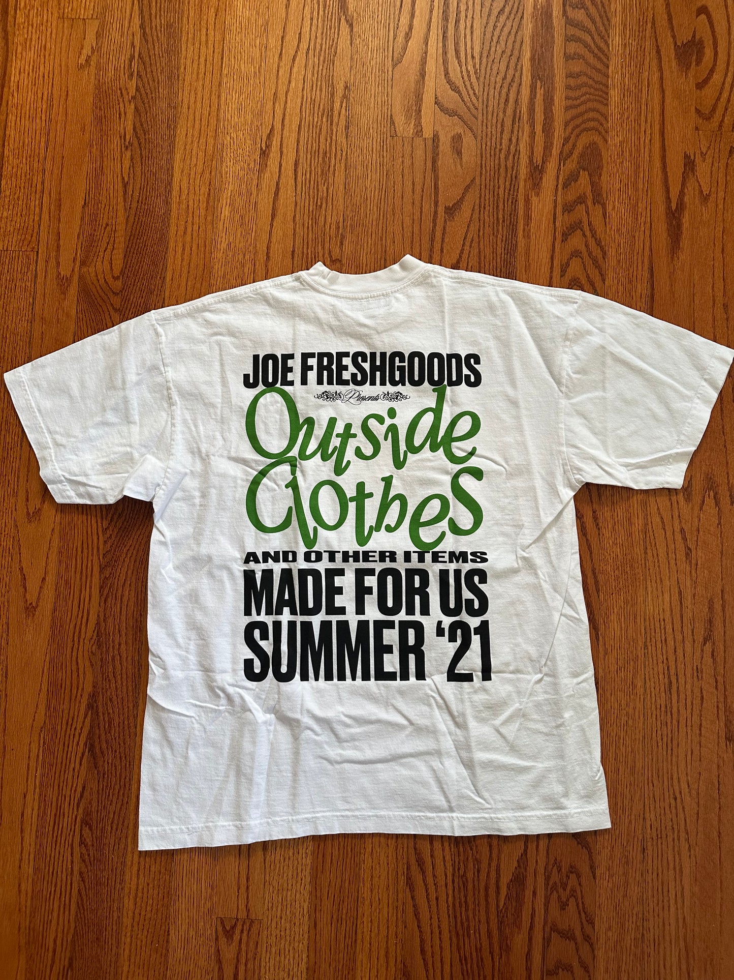 Joe Freshgoods JFG Presents 990V3 T Shirt White
