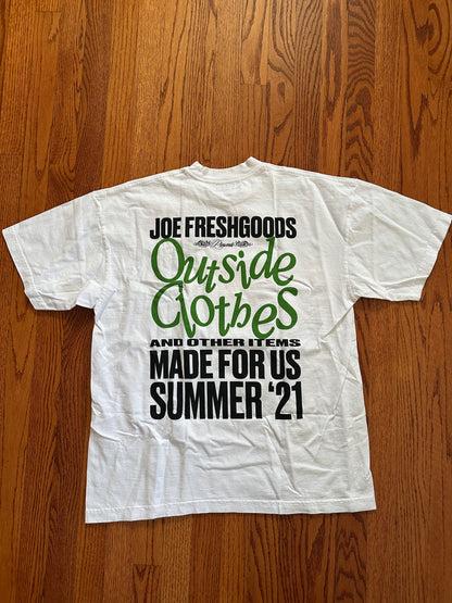 Joe Freshgoods JFG Presents 990V3 T Shirt White