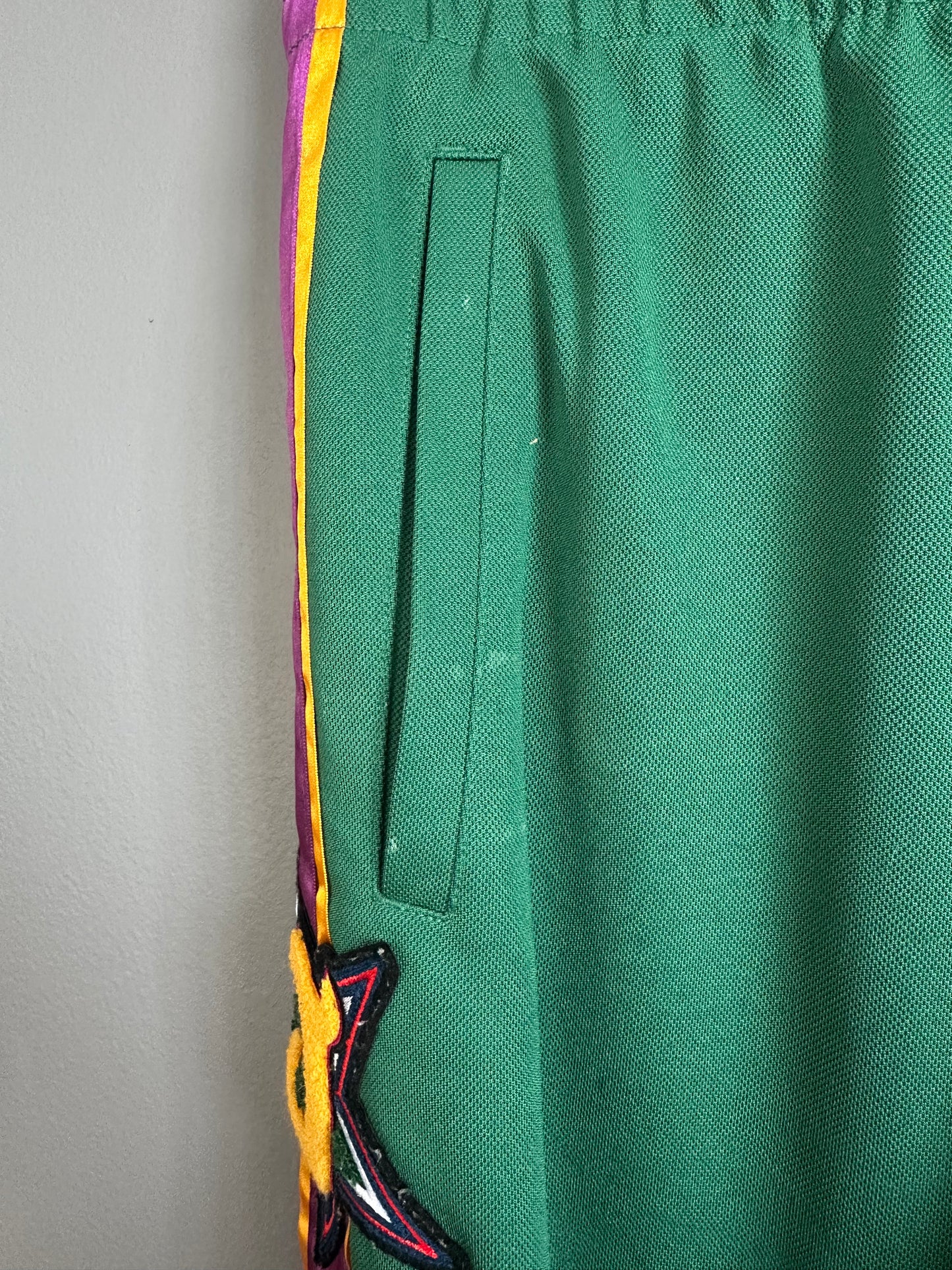 Joe Freshgoods x Converse Track Pants Green Size S Drawstring Zipper Ankle Men’s