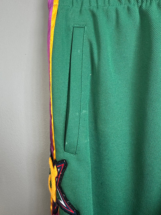 Joe Freshgoods x Converse Track Pants Green Size S Drawstring Zipper Ankle Men’s