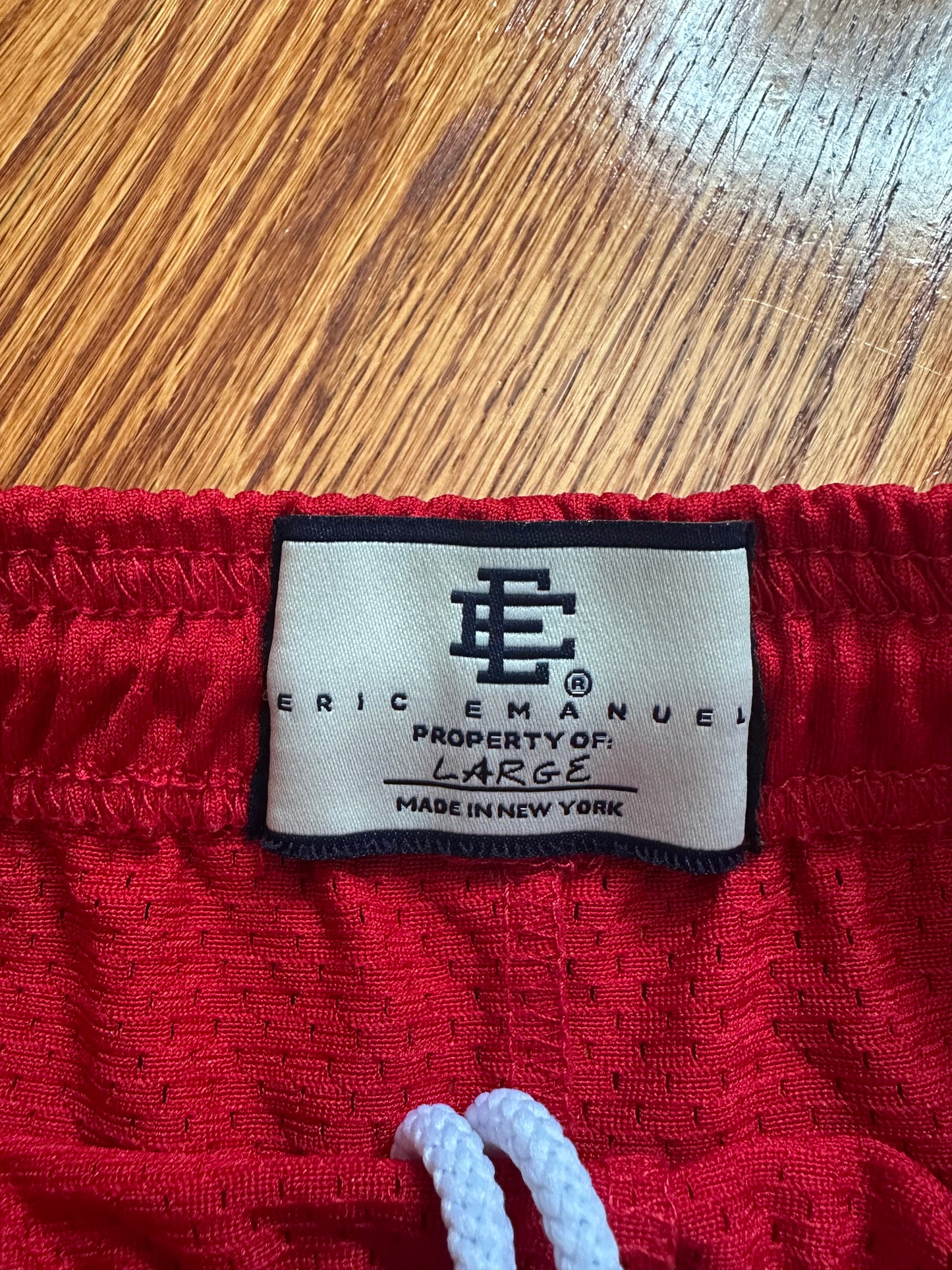 Eric Emanuel EE Red Shorts Youth L (10)