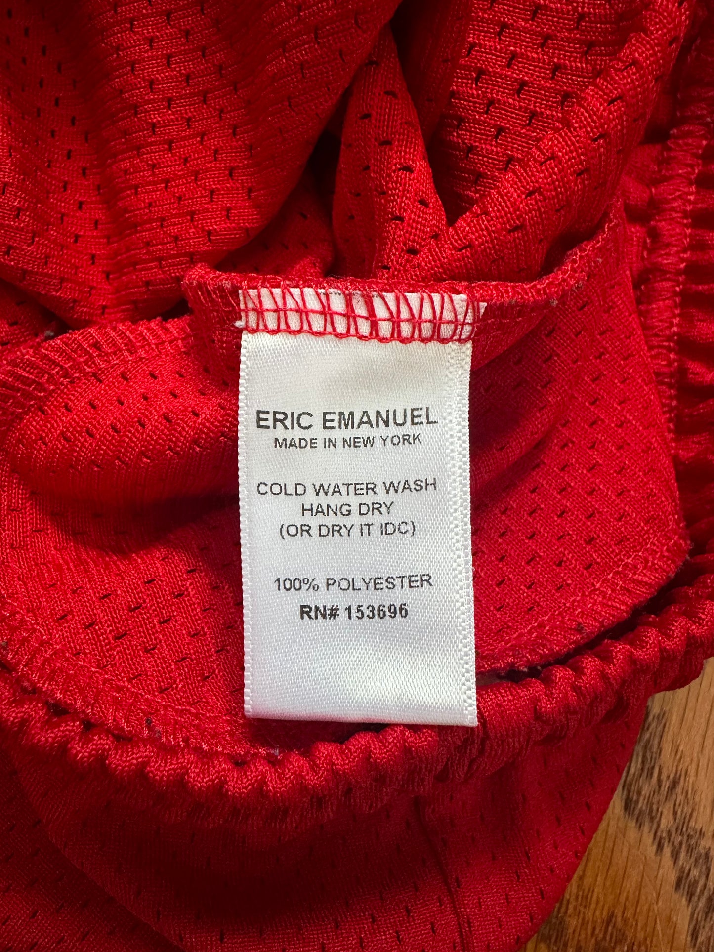 Eric Emanuel EE Red Shorts Youth L (10)