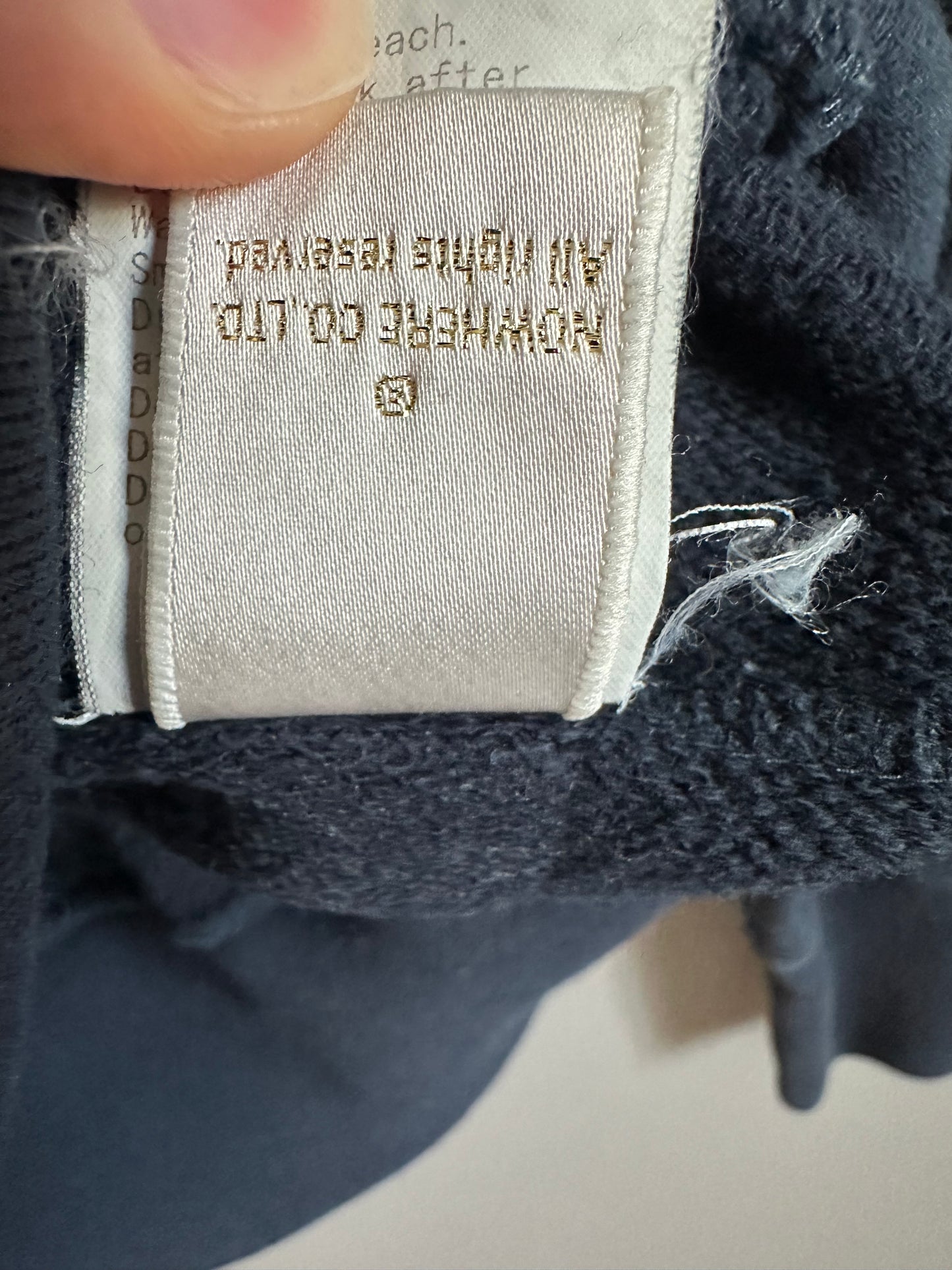 Vintage A Bathing Ape Bape Spell Out Camp Crewneck Sweater Navy Men’s Medium